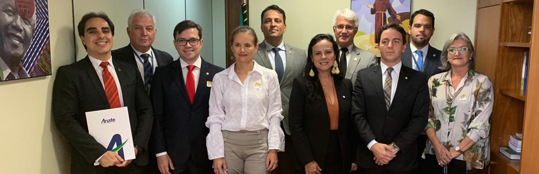 DEPUTADO CÉLIO STUDART RECEBE ANAUNI EM BRASÍLIA