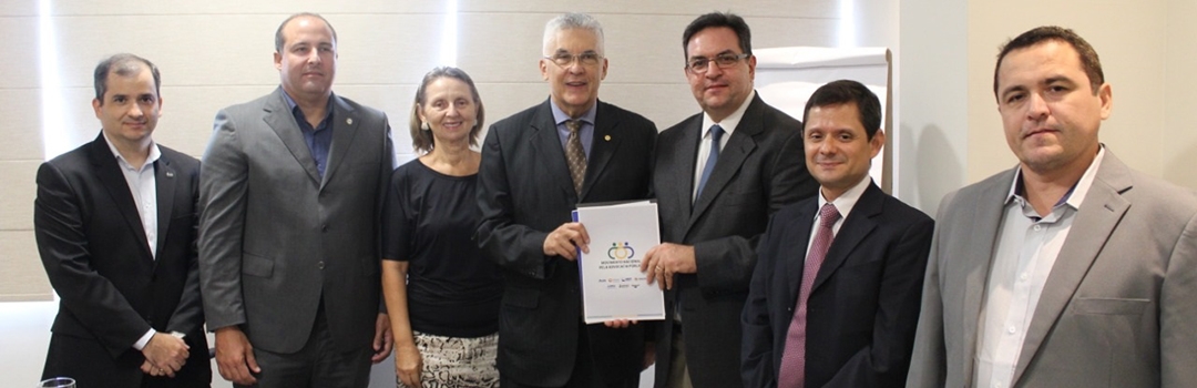 PRESIDENTE DA OAB-RN ALDO MEDEIROS RECEBE ANAUNI NA SEDE DA ORDEM