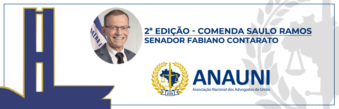 COMENDA SAULO RAMOS: ANAUNI ENTREGA PLACA HONORÍFICA PARA O SENADOR FABIANO CONTARATO