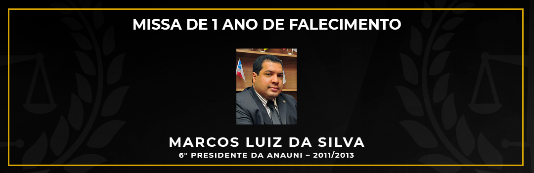 MISSA DE 1 ANO DE FALECIMENTO DO ADVOGADO DA UNIÃO MARCOS LUIZ DA SILVA