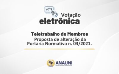 Votação – Teletrabalho de Membros – Proposta de Alteração da Portaria Normativa n. 03/2021